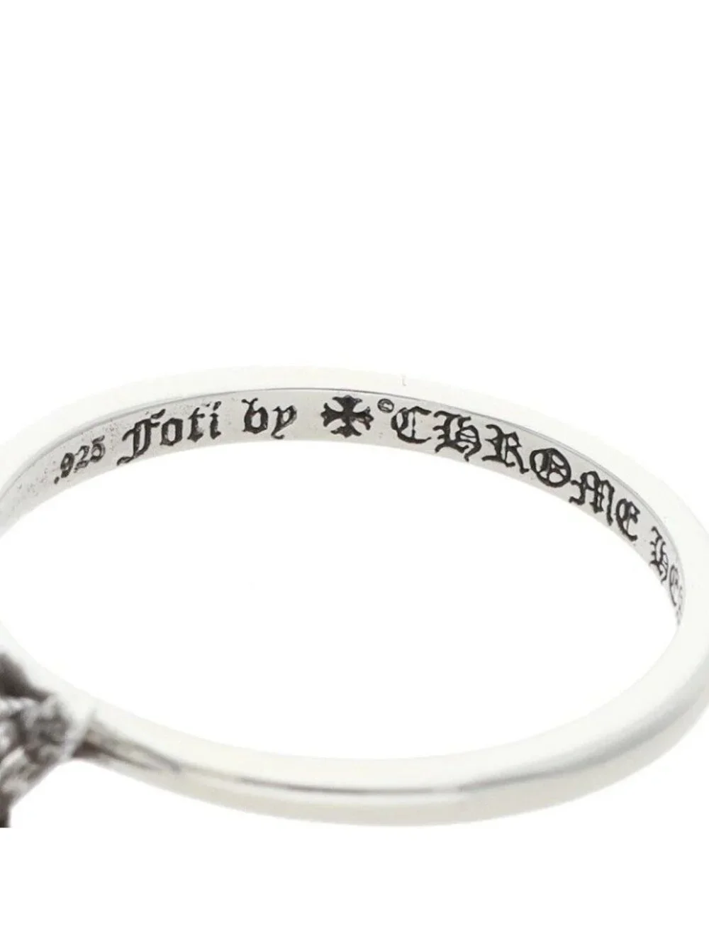 Chrome Hearts Bubblgm Foti Mithraren Silver Ring